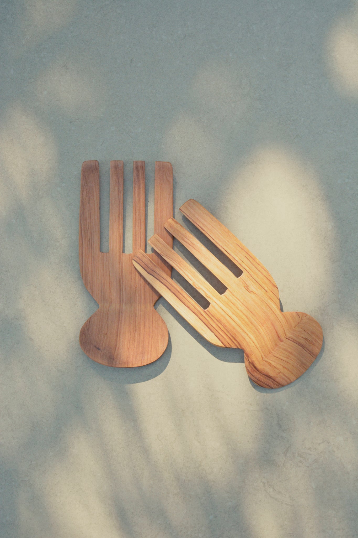 Olive Wood Salad Server Set - Castaway Cooks